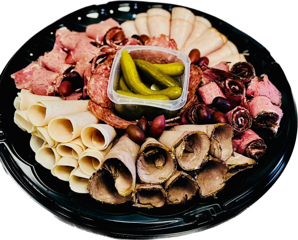 Deli Platter Full Package with Condiments LARGE 16"